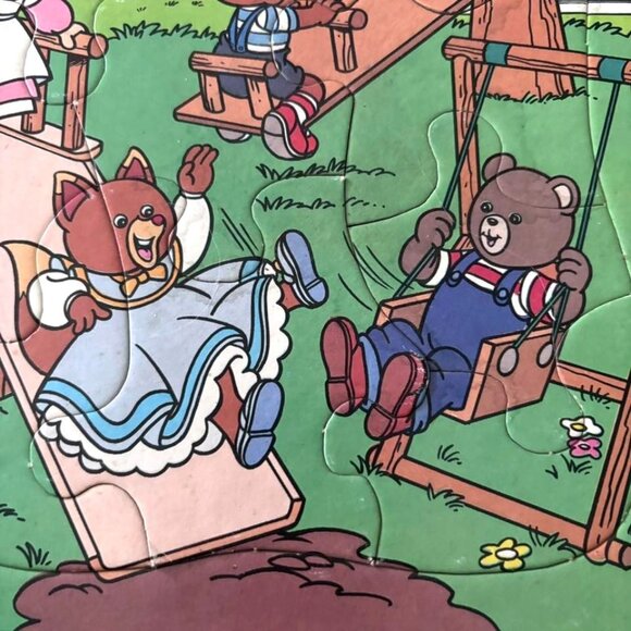 Vintage Golden Frame-Tray Puzzle Maple Town School Scene Ages 3 To 7 4514D-35 19 - Picture 6 of 6